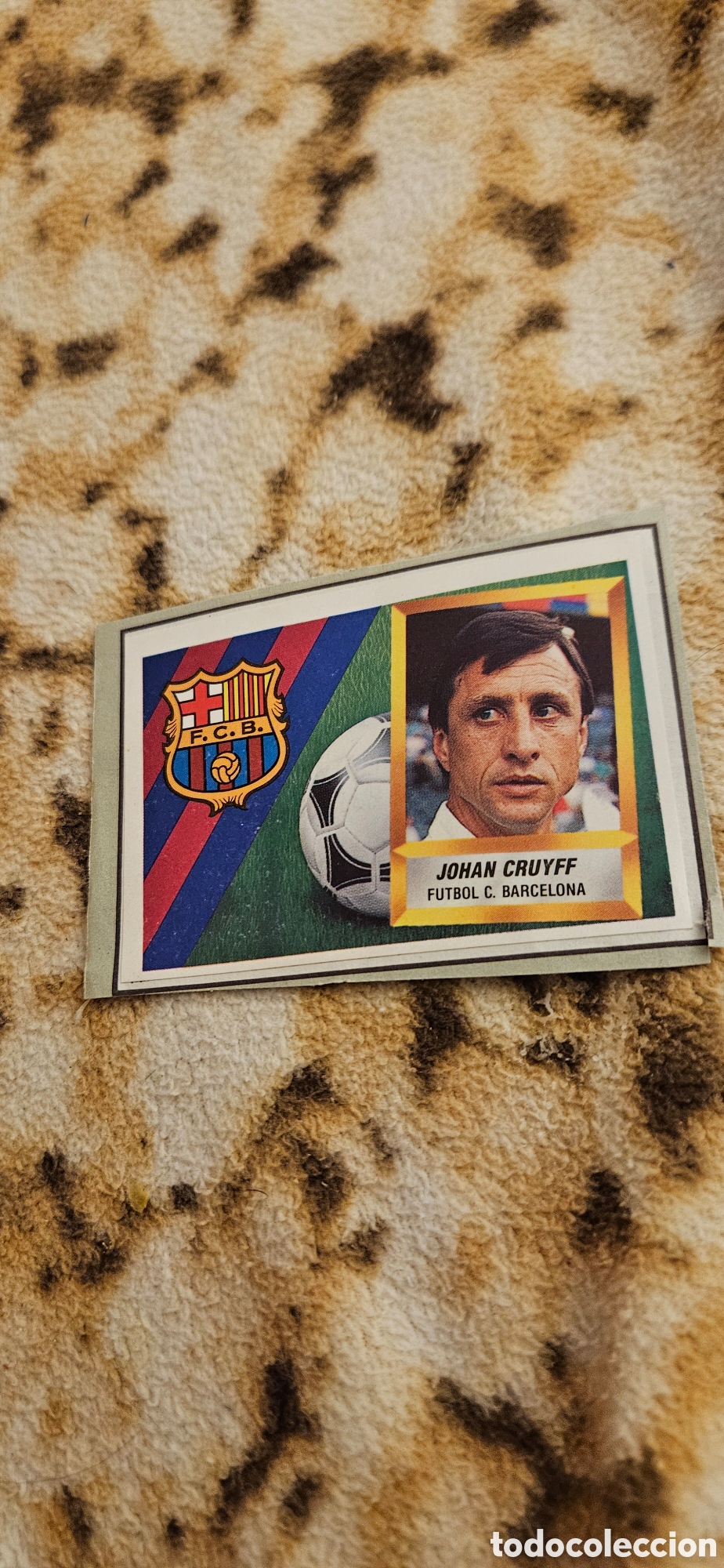 Cromos de f&uacute;tbol: Cruyff Barcelona este 1988 1989 88 89 recortado