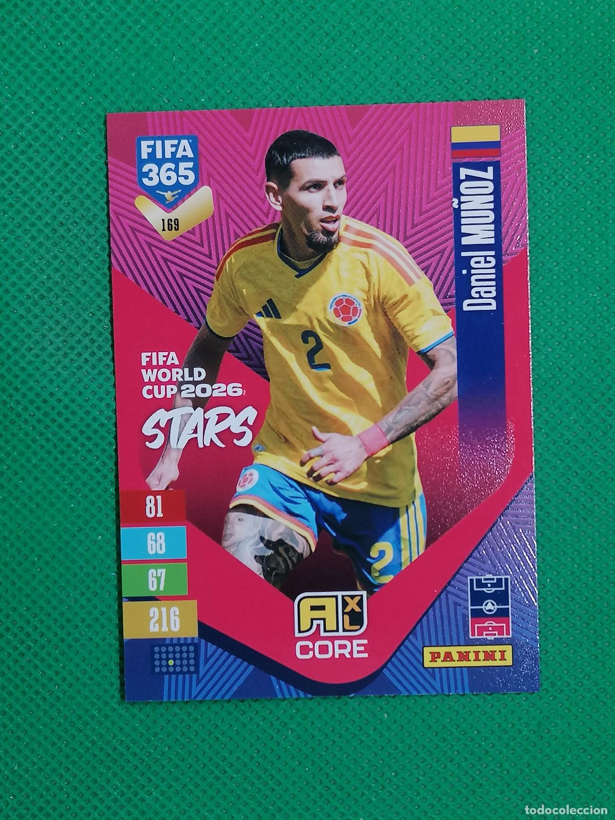 Cromos de f&uacute;tbol: 169 DANIEL MU&Ntilde;OZ BELGICA CORE STARS ⚽ PANINI ADRENALYN XL FIFA 365 26 27 2026 2027 ⚽