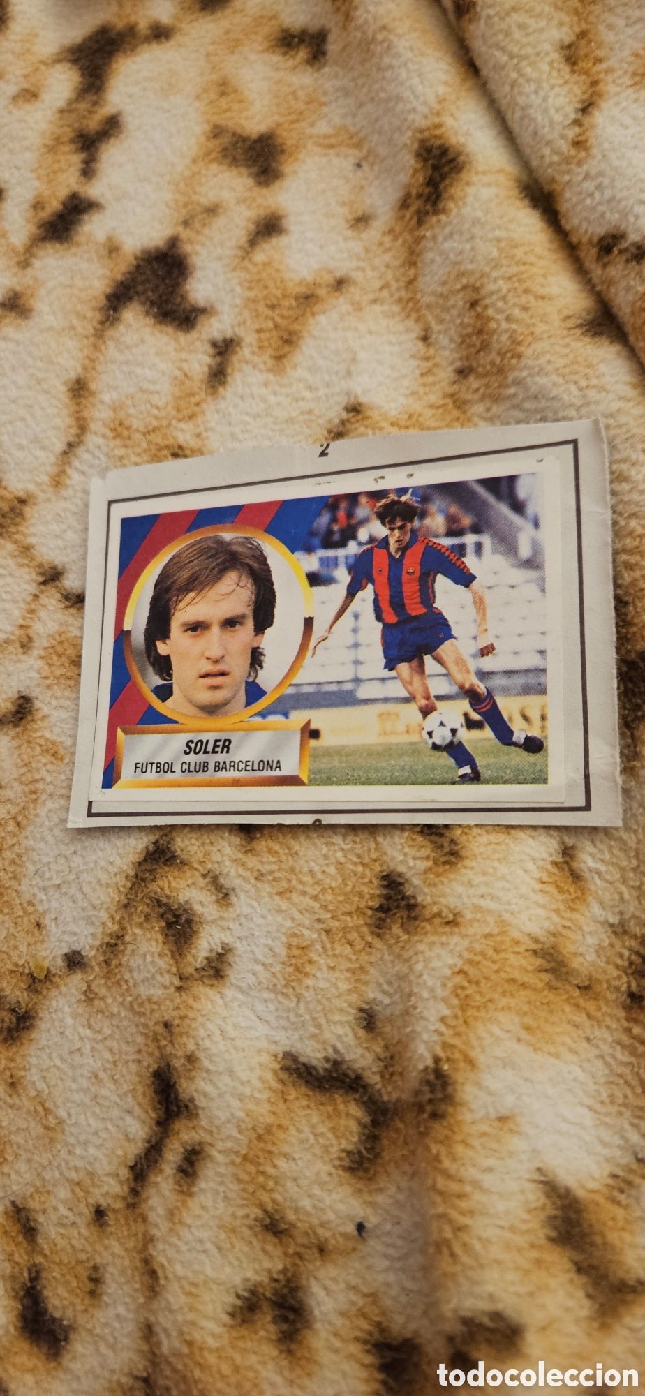 Cromos de f&uacute;tbol: Soler Barcelona este 1988 1989 88 89 recortado