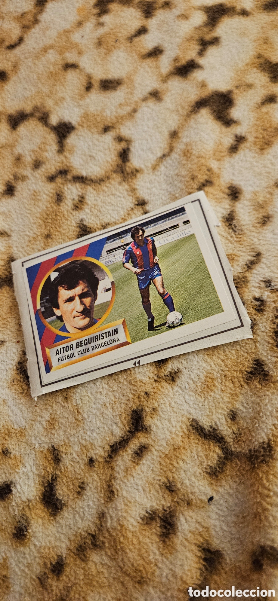 Cromos de f&uacute;tbol: Beguiristain Barcelona este 1988 1989 88 89 recortado