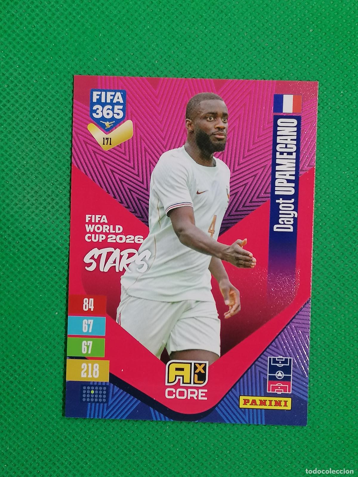 Cromos de f&uacute;tbol: 171 DAYOT UPAMECANO FRANCIA CORE STARS ⚽ PANINI ADRENALYN XL FIFA 365 26 27 2026 2027 ⚽