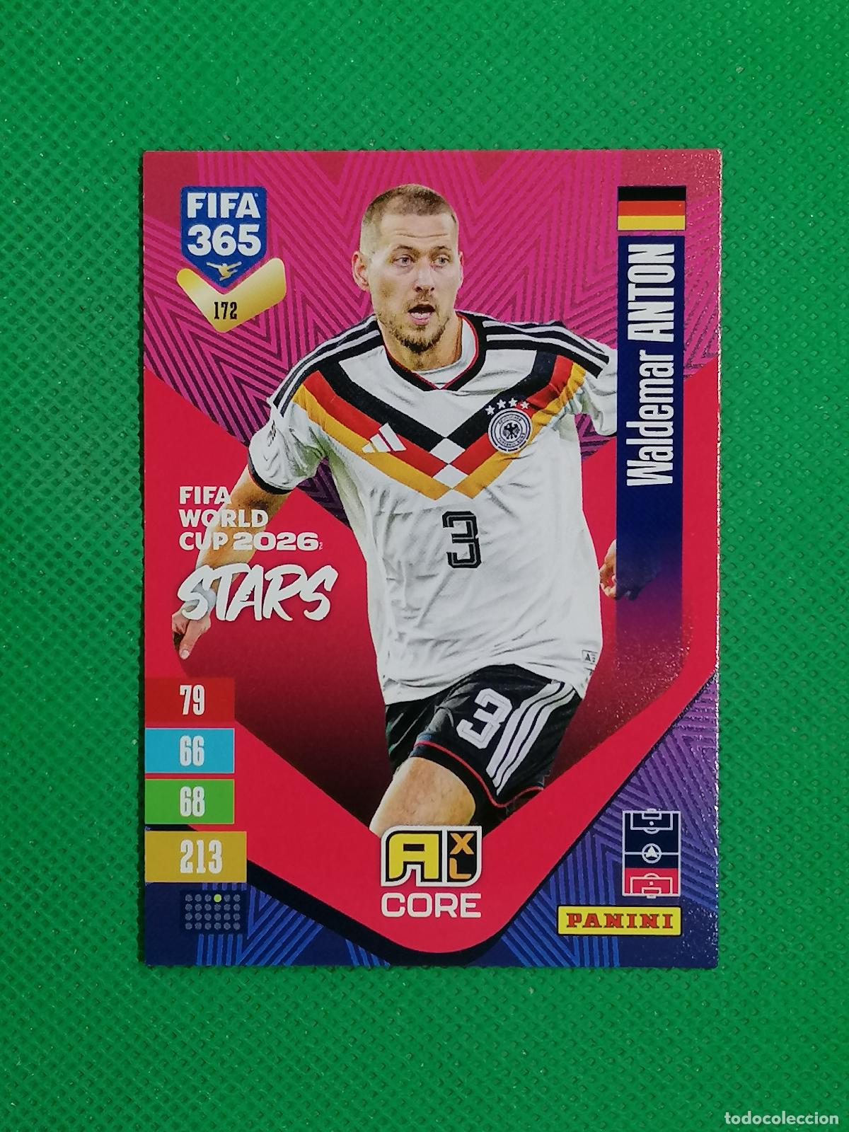 Cromos de f&uacute;tbol: 172 WALDEMAR ANTON ALEMANIA CORE STARS ⚽ PANINI ADRENALYN XL FIFA 365 26 27 2026 2027 ⚽