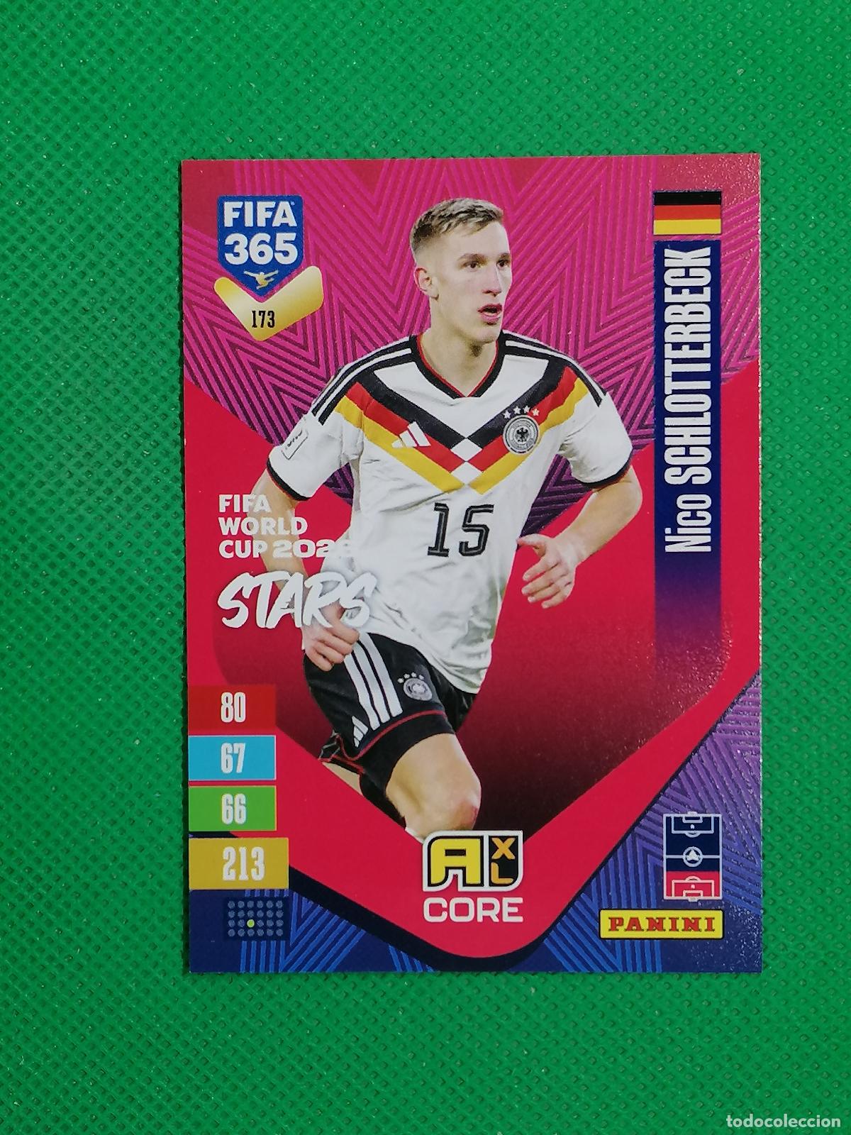 Cromos de f&uacute;tbol: 173 NICO SCHLOTTERBECK ALEMANIA CORE STARS ⚽ PANINI ADRENALYN XL FIFA 365 26 27 2026 2027 ⚽