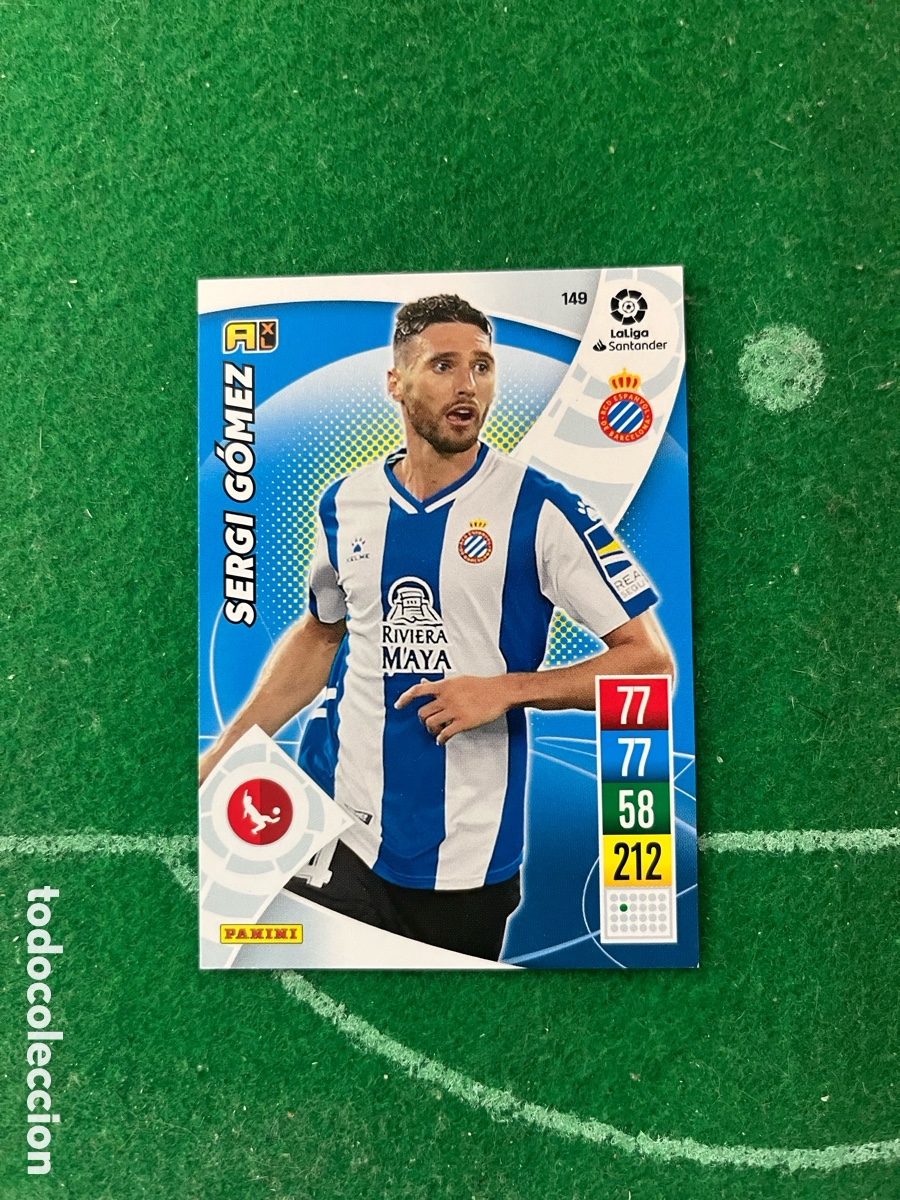 Cromos de f&uacute;tbol: 149 SERGI G&Oacute;MEZ ESPANYOL ADRENALYN 2021 2022 PANINI