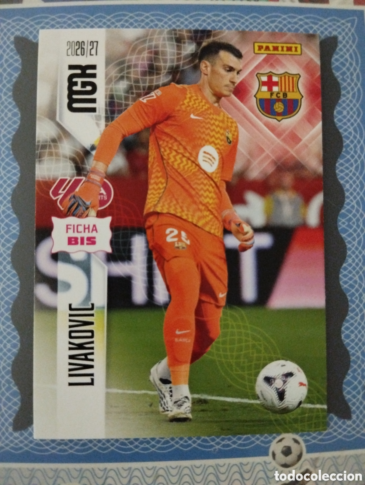 Cromos de f&uacute;tbol: MEGA CRACK 2026 2027 26 27- PANINI - N&ordm; 75 BIS LIBAKOVIC F.C. BARCELONA