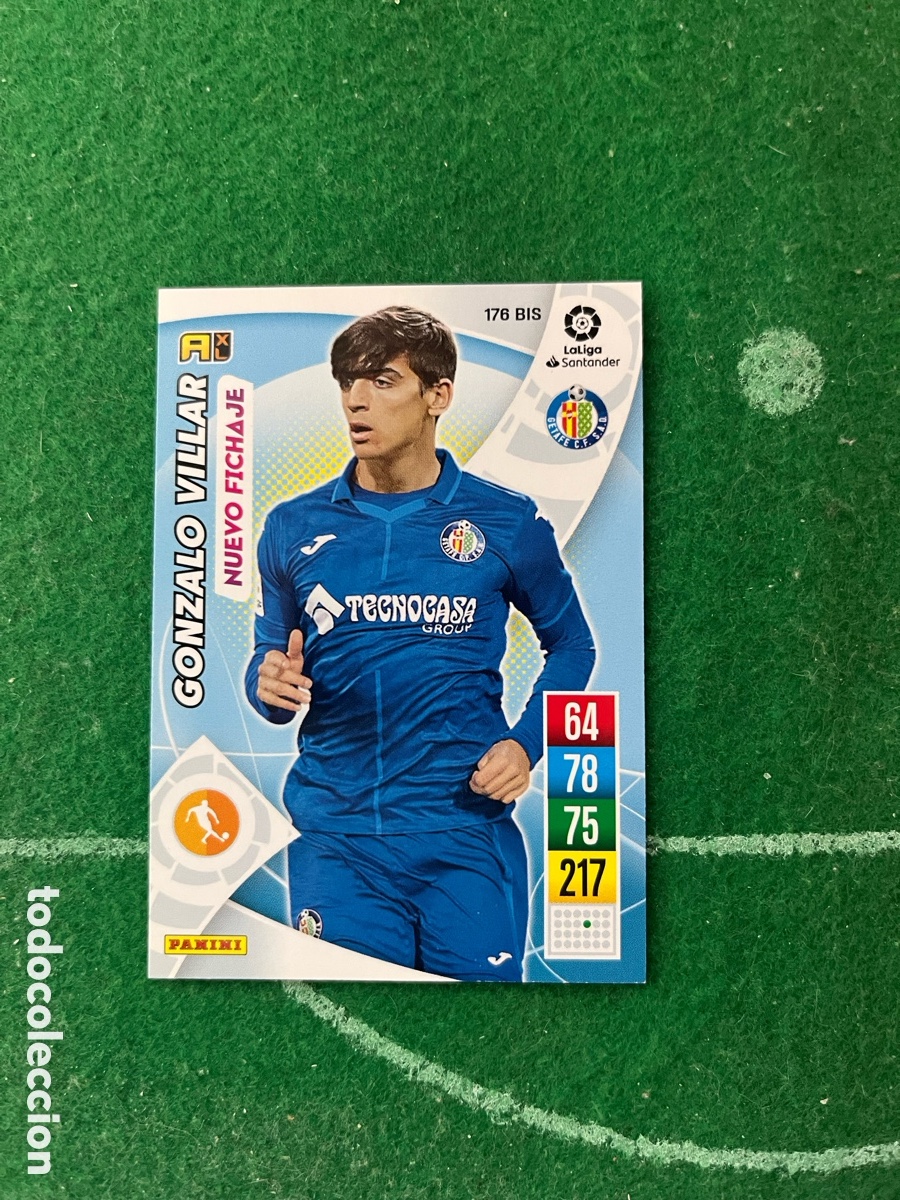 Cromos de f&uacute;tbol: 176 BIS GONZALO VILLAR GETAFE ADRENALYN 2021 2022 PANINI NUEVO FICHAJE