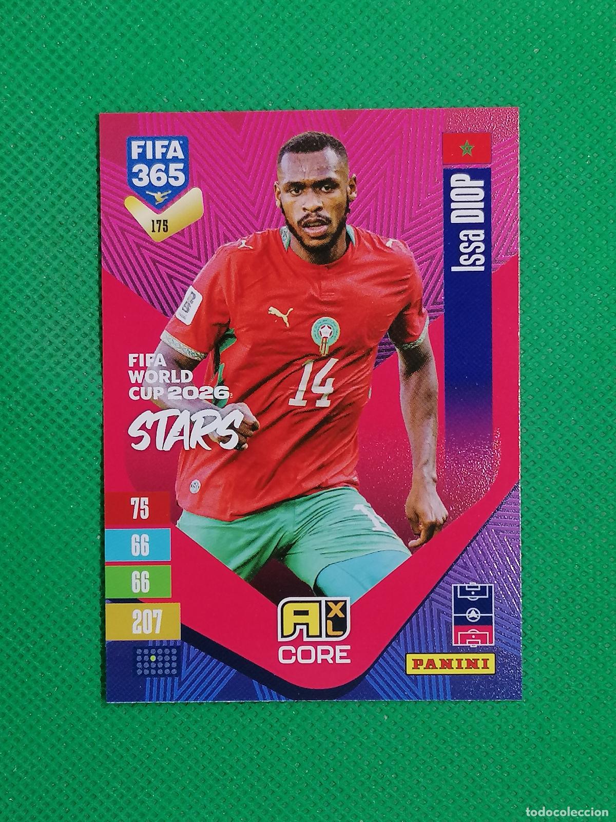 Cromos de f&uacute;tbol: 175 ISSA DIOP MARRUECOS CORE STARS ⚽ PANINI ADRENALYN XL FIFA 365 26 27 2026 2027 ⚽