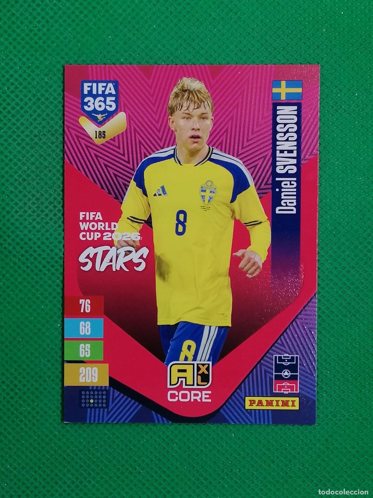 Cromos de f&uacute;tbol: 185 DANIEL SVENSSON SUECIA CORE STARS ⚽ PANINI ADRENALYN XL FIFA 365 26 27 2026 2027 ⚽