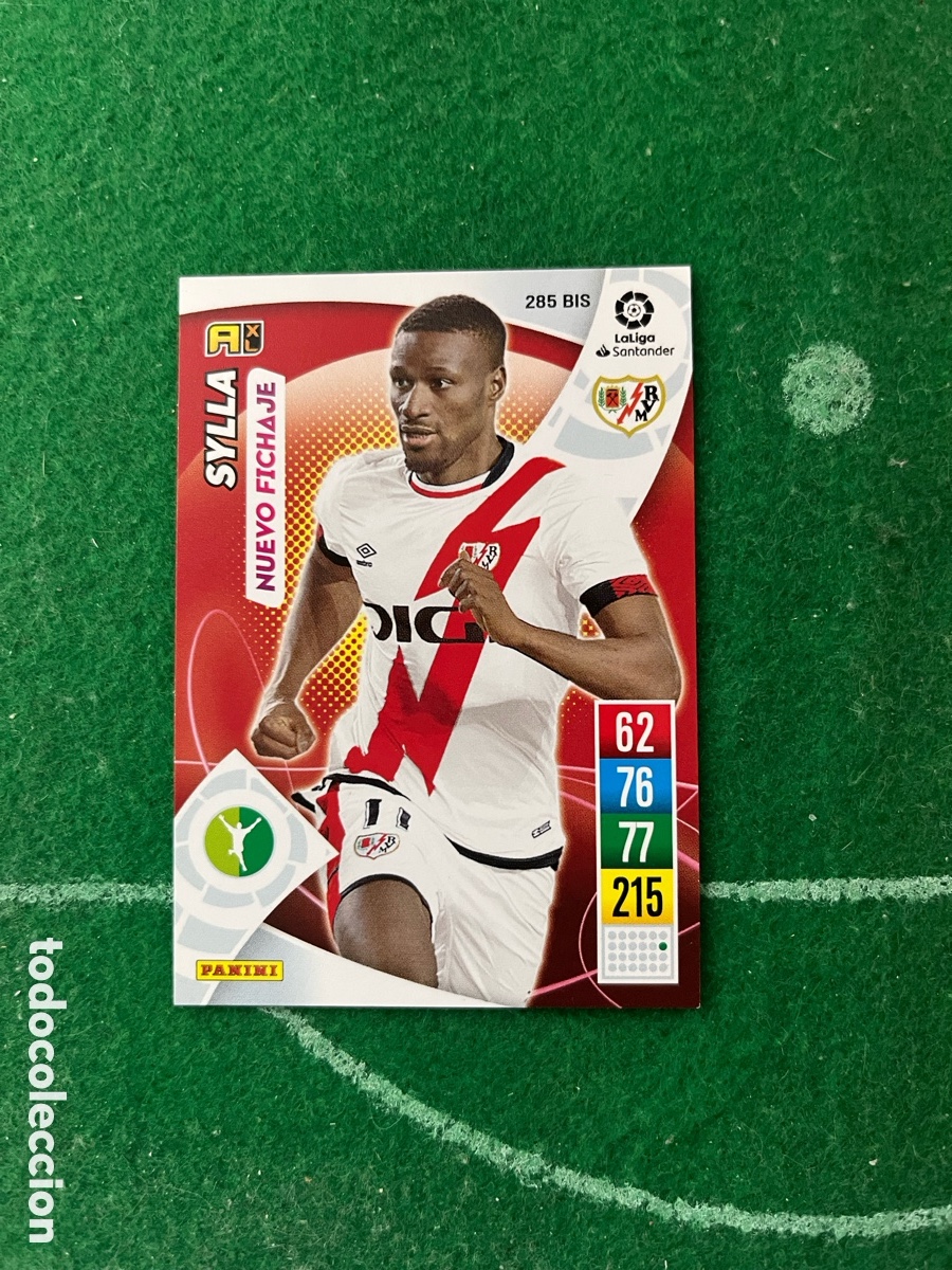 Cromos de f&uacute;tbol: 285 BIS SYLLA SYLLA RAYO VALLECANO ADRENALYN 2021 2022 PANINI NUEVO FICHAJE