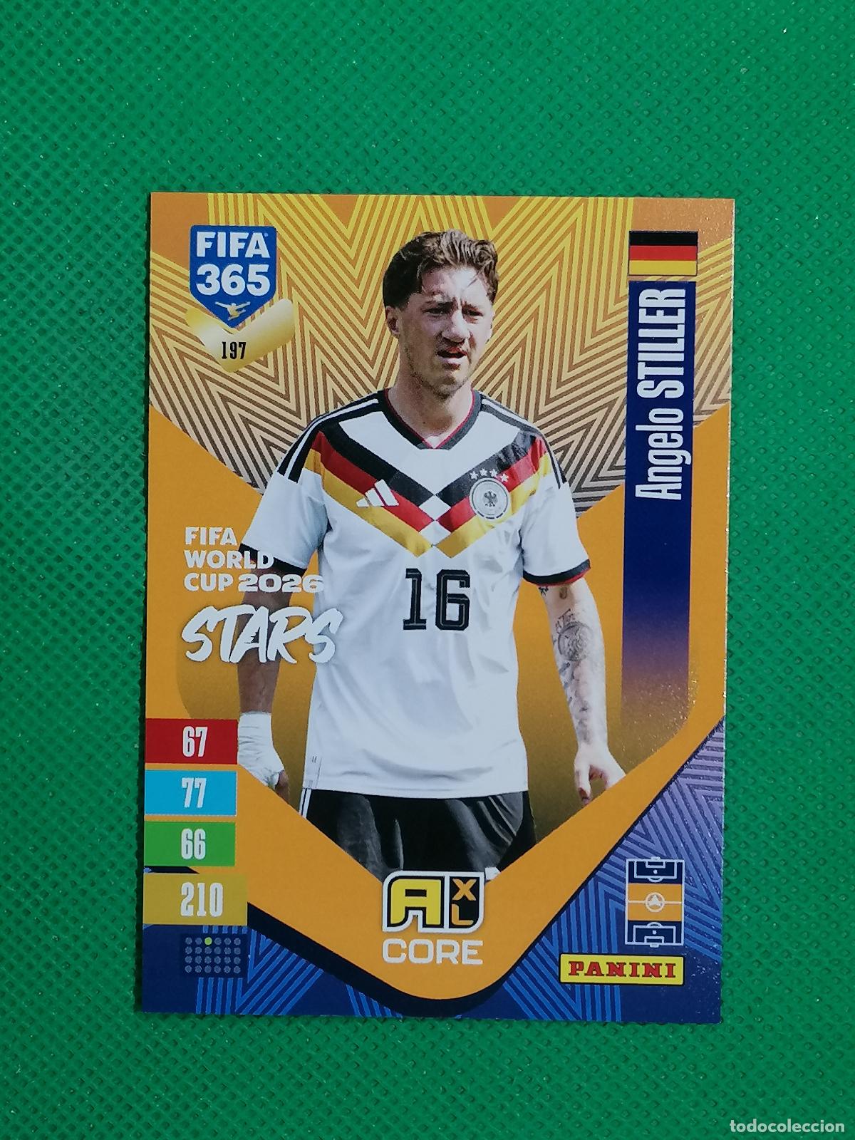 Cromos de f&uacute;tbol: 197 ANGELO STILLER ALEMANIA CORE STARS ⚽ PANINI ADRENALYN XL FIFA 365 26 27 2026 2027 ⚽