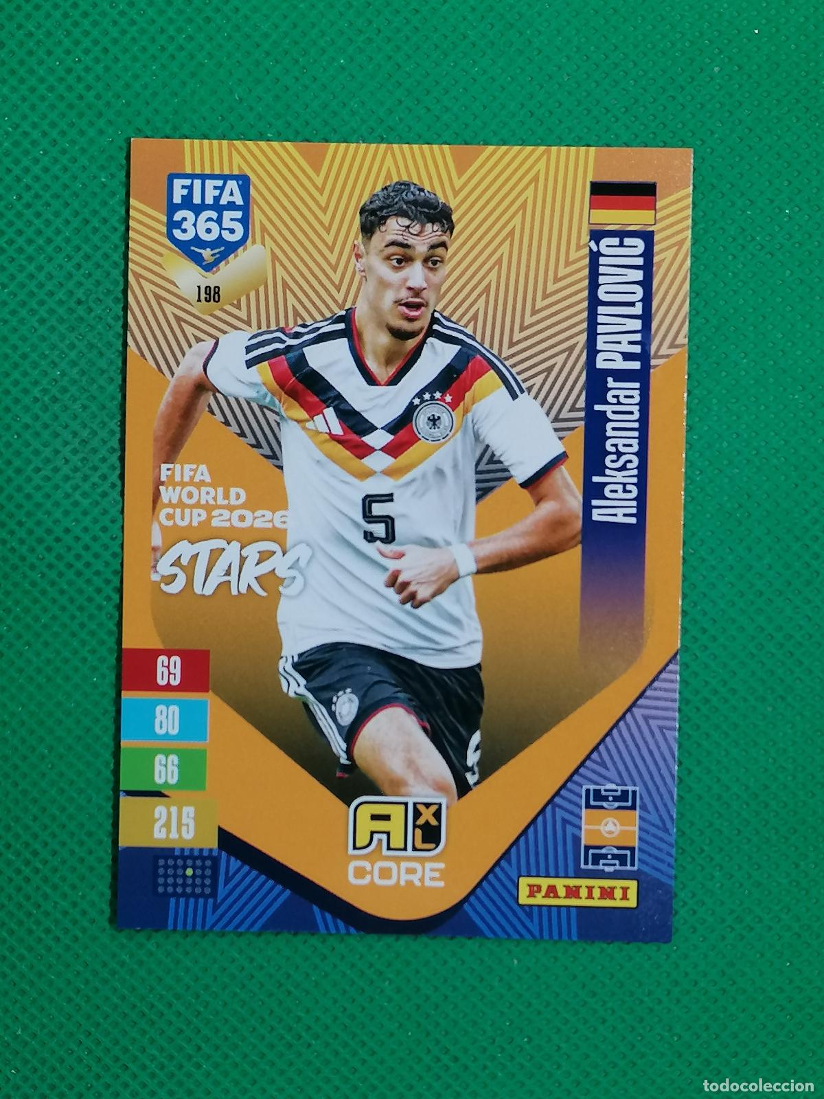 Cromos de f&uacute;tbol: 198 ALEKSANDAR PAVLOVIC ALEMANIA CORE STARS ⚽ PANINI ADRENALYN XL FIFA 365 26 27 2026 2027 ⚽