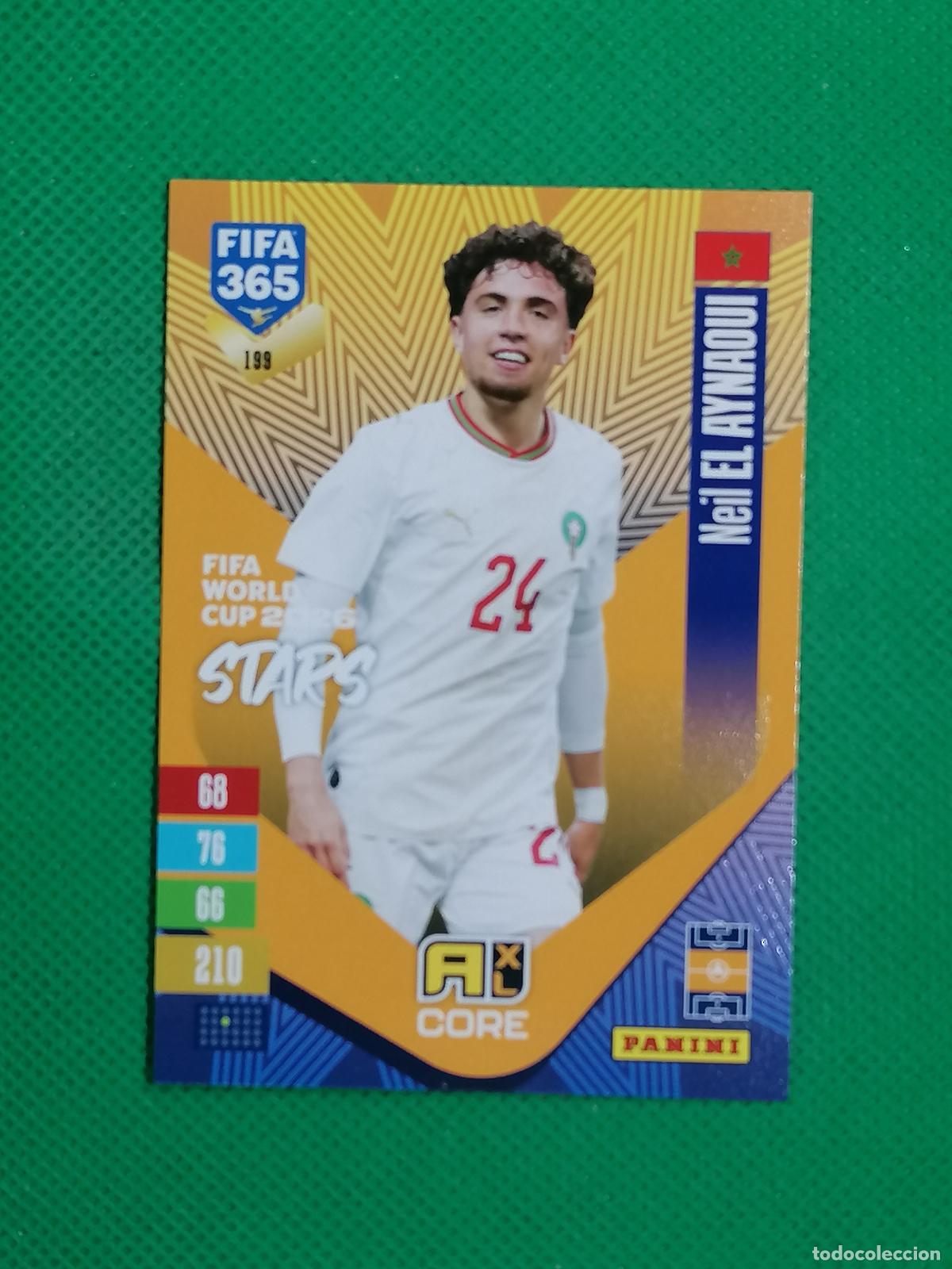 Cromos de f&uacute;tbol: 199 NEIL EL AYNAOUI MARRUECOS CORE STARS ⚽ PANINI ADRENALYN XL FIFA 365 26 27 2026 2027 ⚽