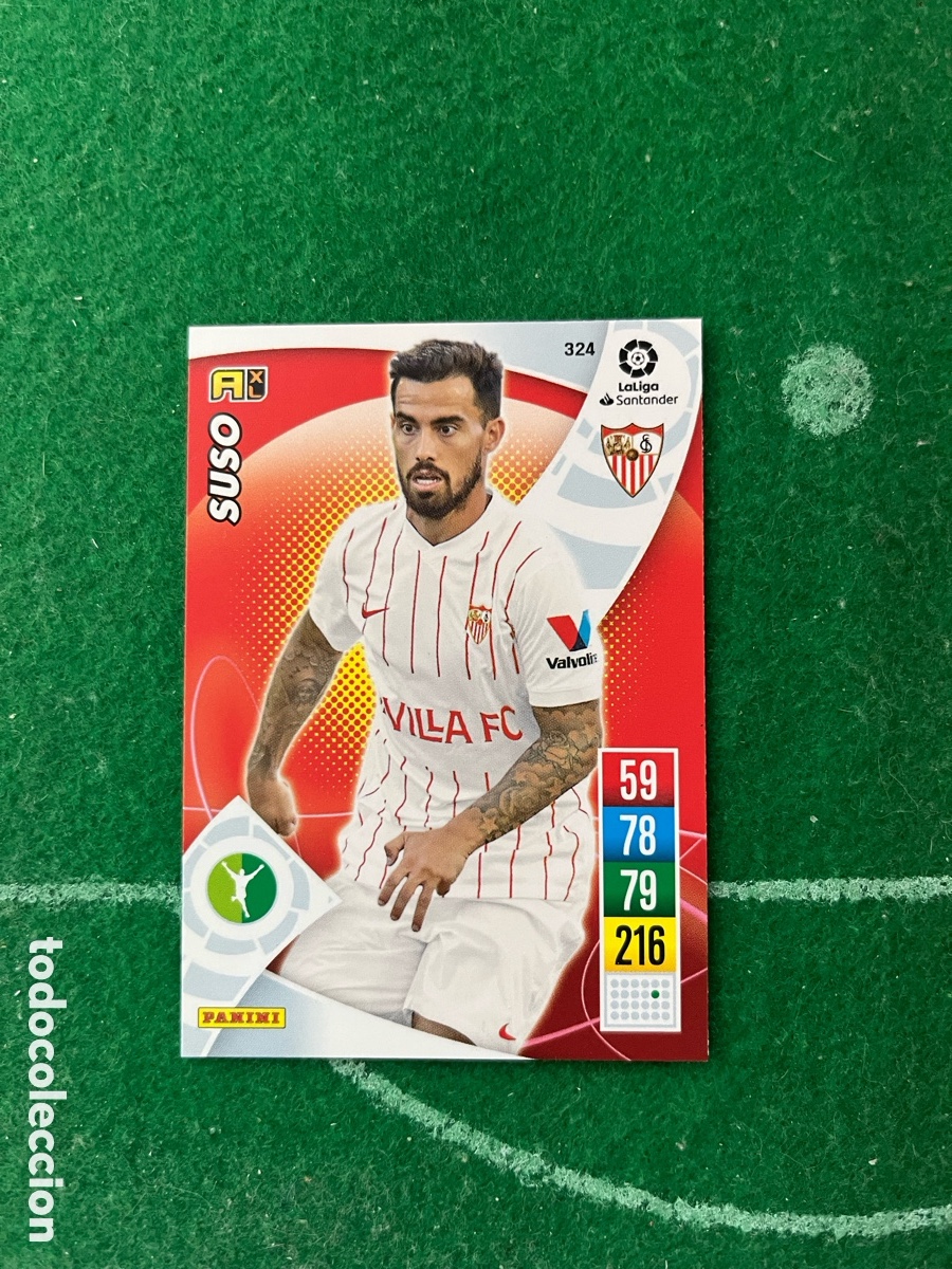 Cromos de f&uacute;tbol: 324 SUSO SEVILLA ADRENALYN 2021 2022 PANINI