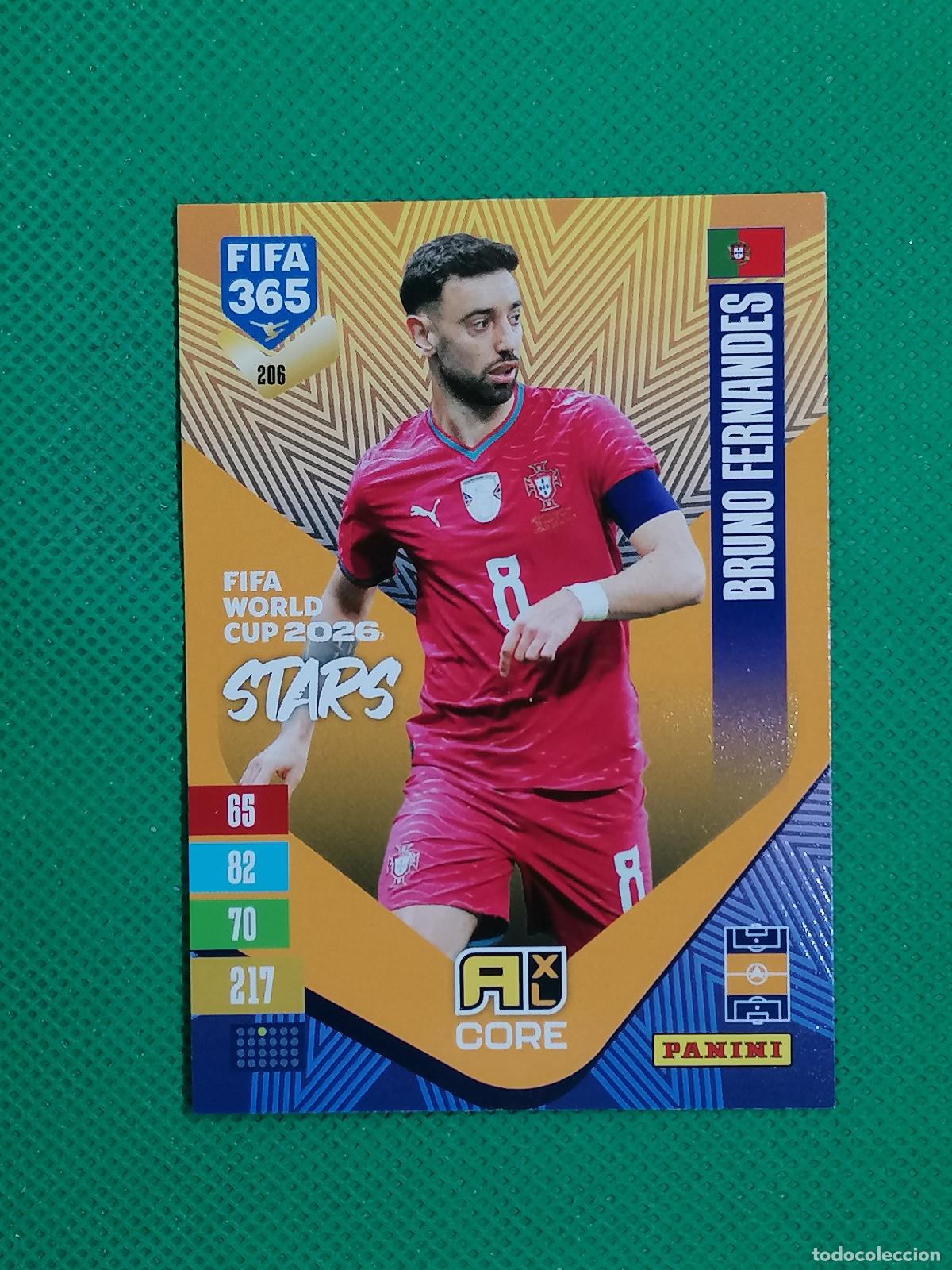Cromos de f&uacute;tbol: 206 BRUNO FERNANDEZ PORTUGAL CORE STARS ⚽ PANINI ADRENALYN XL FIFA 365 26 27 2026 2027 ⚽