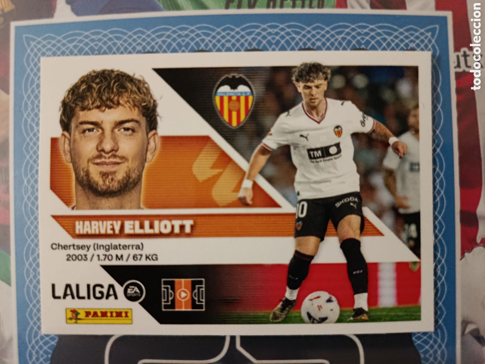 Cromos de f&uacute;tbol: LIGA ESTE 2026 2027 26 27 - PANINI - N&ordm; 64 ELLIOTT VALENCIA