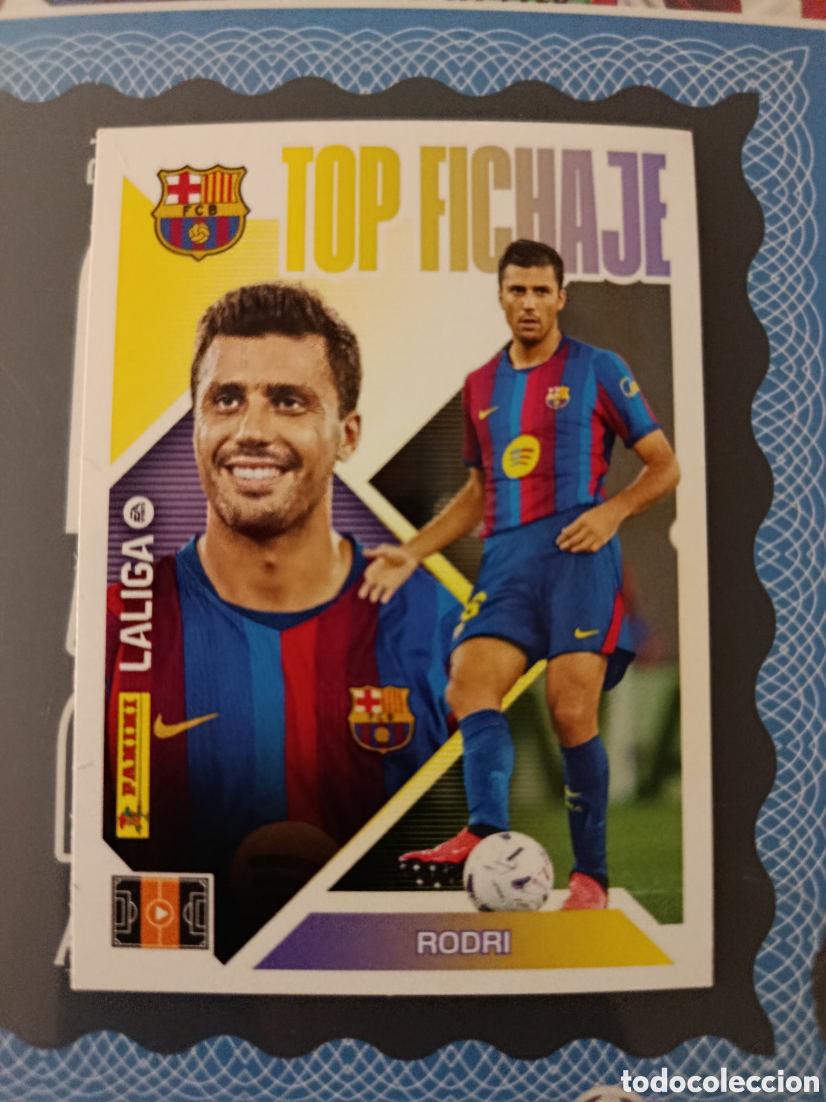 Cromos de f&uacute;tbol: LIGA ESTE 2026 2027 26 27 - PANINI - N&ordm; 69 RODRI BARCELONA TOP FICHAJES