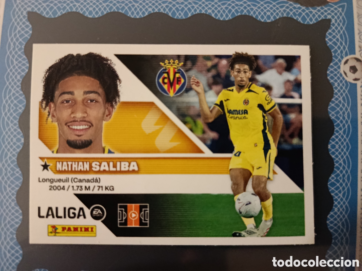 Cromos de f&uacute;tbol: LIGA ESTE 2026 2027 26 27 - PANINI - ULTIMOS FICHAJES N&ordm; 51 SALIBA VILLARREAL