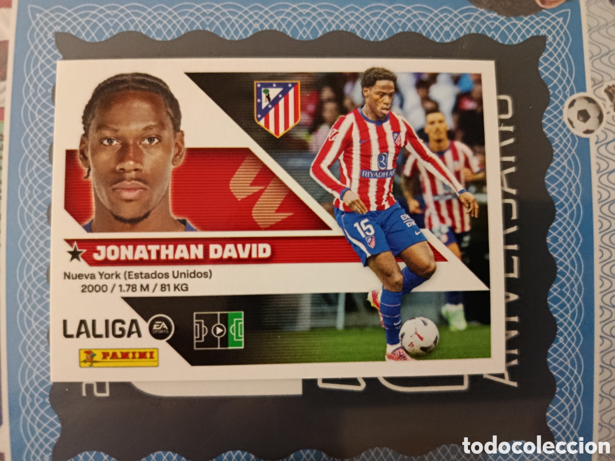 Cromos de f&uacute;tbol: LIGA ESTE 2026 2027 26 27 - PANINI - ULTIMOS FICHAJES N&ordm; 66 JONATHAN DADID ATL&Eacute;TICO DE MADRID