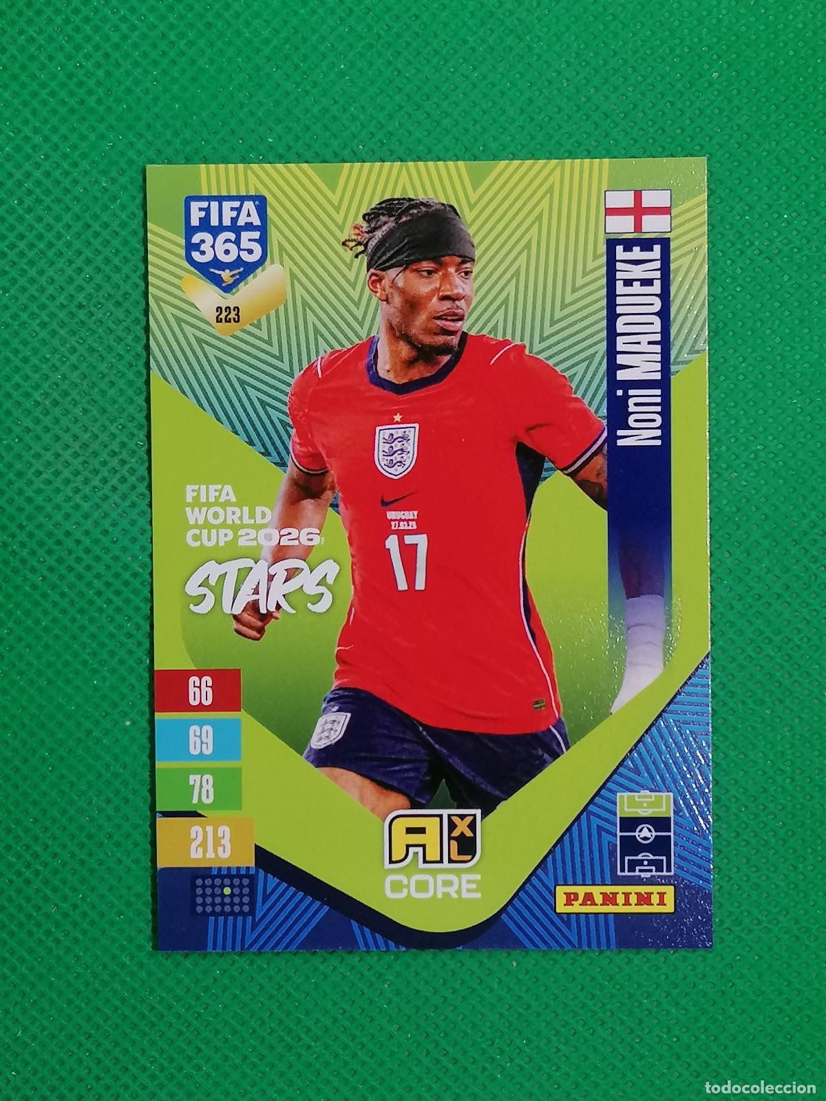 Cromos de f&uacute;tbol: 223 NONI MADUEKE INGLATERRA CORE STARS ⚽ PANINI ADRENALYN XL FIFA 365 26 27 2026 2027 ⚽