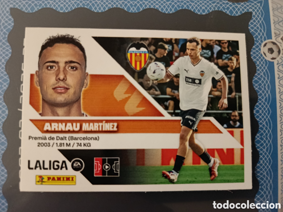 Cromos de f&uacute;tbol: LIGA ESTE 2026 2027 26 27 - PANINI - ULTIMOS FICHAJES N&ordm; 57 ARNAU MART&Iacute;NEZ VALENCIA