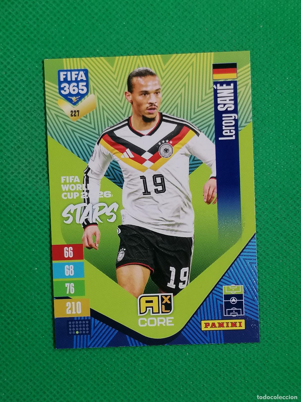 Cromos de f&uacute;tbol: 227 LEROY SANE ALEMANIA CORE STARS ⚽ PANINI ADRENALYN XL FIFA 365 26 27 2026 2027 ⚽