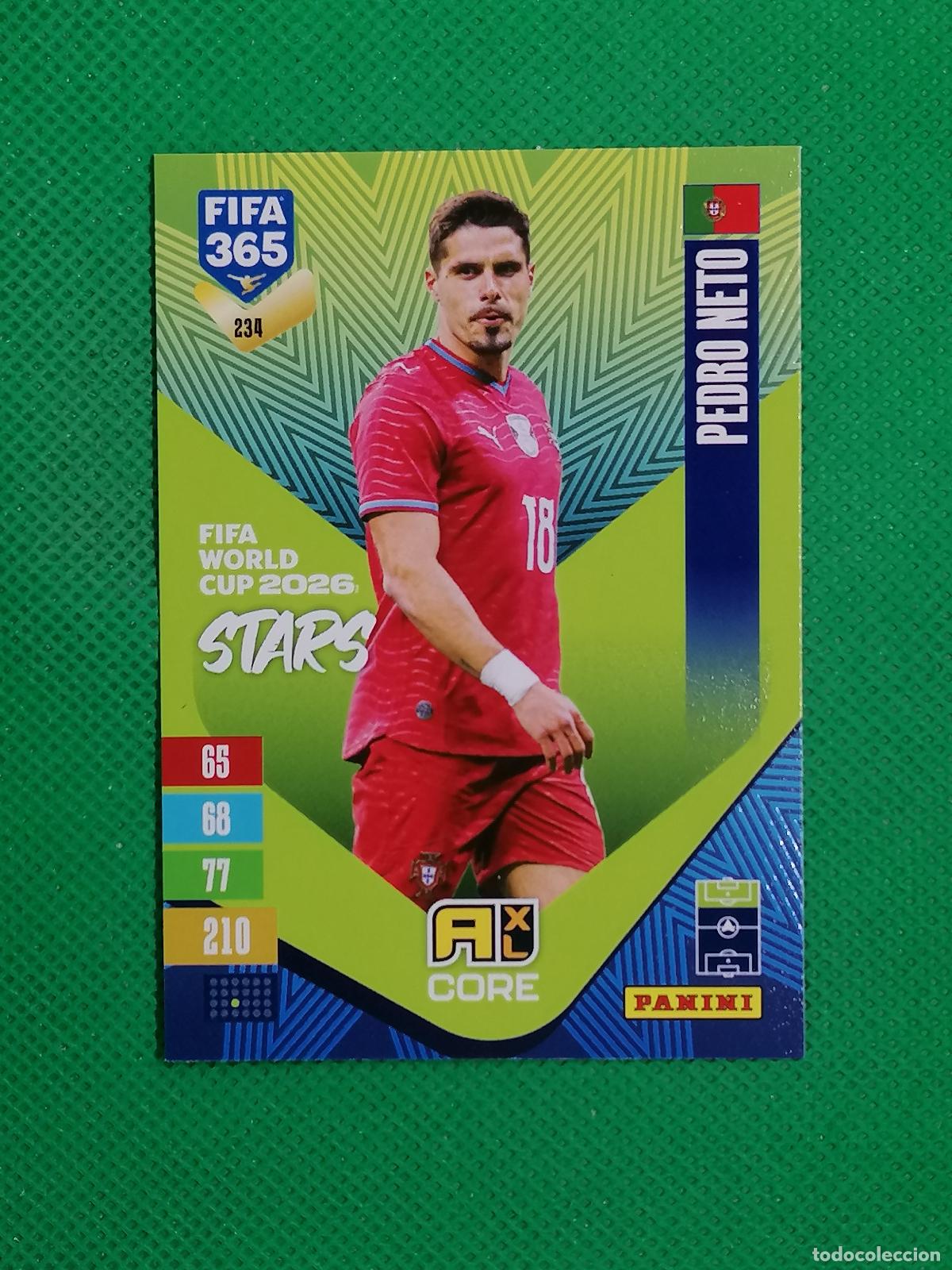Cromos de f&uacute;tbol: 234 PEDRO NETO PORTUGAL CORE STARS ⚽ PANINI ADRENALYN XL FIFA 365 26 27 2026 2027 ⚽