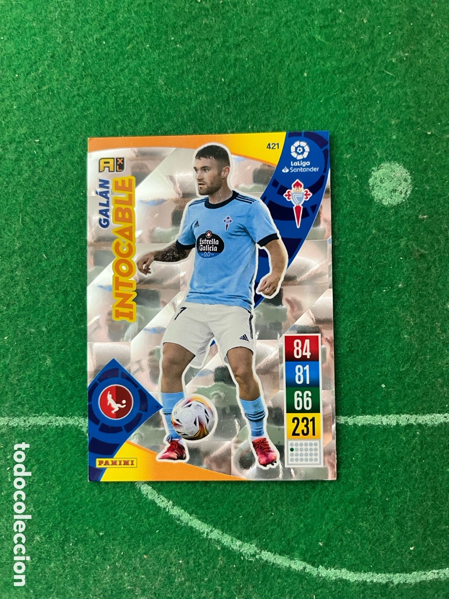 Cromos de f&uacute;tbol: 421 GAL&Aacute;N CELTA DE VIGO ADRENALYN 2021 2022 PANINI INTOCABLE