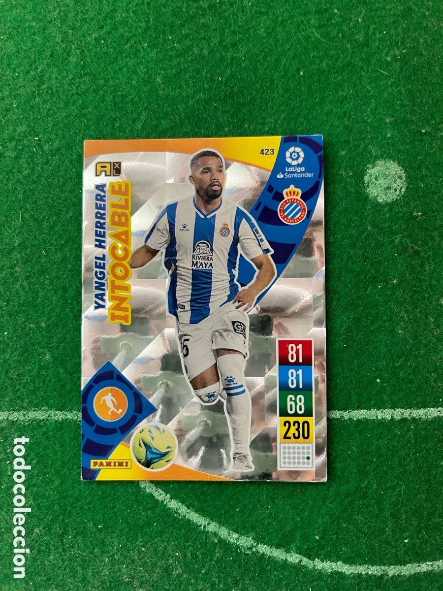 Cromos de f&uacute;tbol: 423 YANGEL HERRERA ESPANYOL ADRENALYN 2021 2022 PANINI INTOCABLE