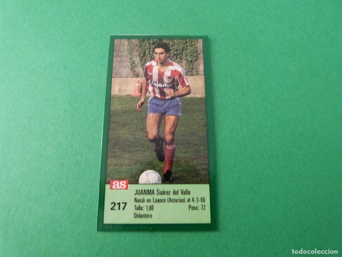Cromos de f&uacute;tbol: CROMO FUTBOL JUANMA SPORTING DE GIJ&Oacute;N RECORTADO N&ordm; 217 ASES DE LA LIGA 1988-1989/88-89 DIARIO AS