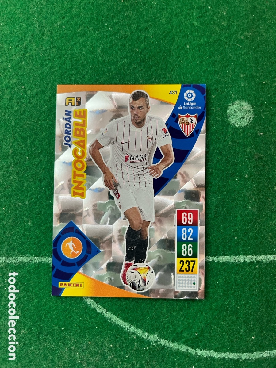 Cromos de f&uacute;tbol: 431 JORDAN SEVILLA ADRENALYN 2021 2022 PANINI INTOCABLE