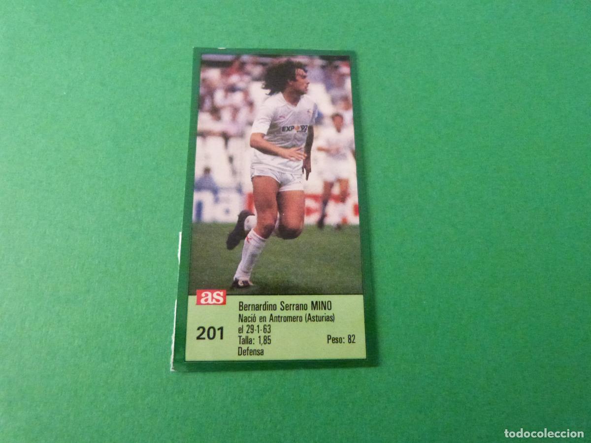 Cromos de f&uacute;tbol: CROMO FUTBOL MINO SEVILLA F.C. RECORTADO N&ordm; 201 ASES DE LA LIGA 1988-1989/88-89 DIARIO AS
