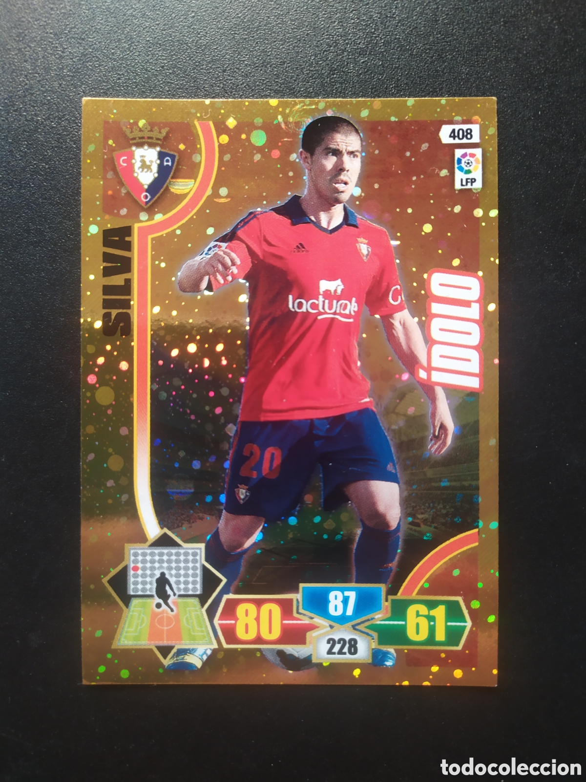 Cromos de f&uacute;tbol: Adrenalyn 2013 2014 13 14 panini Silva idolo n&deg; 408 Osasuna