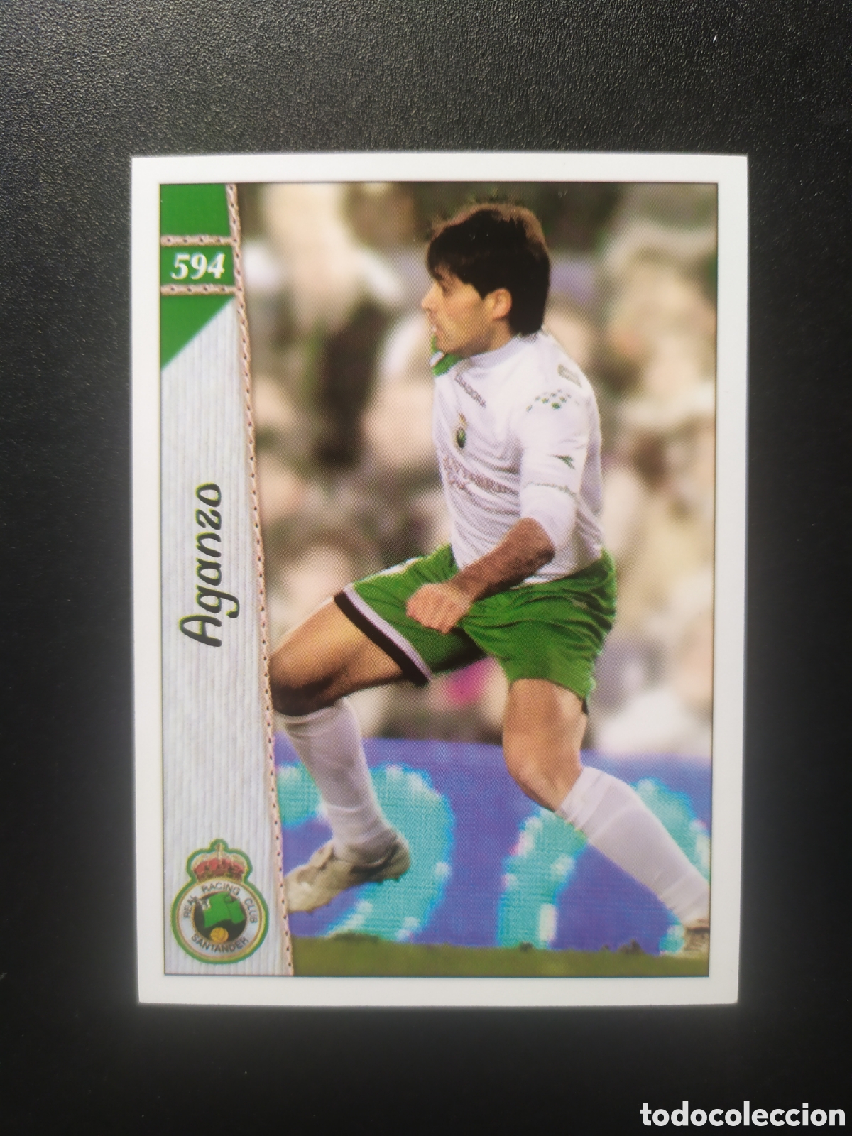 Cromos de f&uacute;tbol: Mundicromo fichas Liga 2006 2007 06 07 Aganzo n&deg; 594 Racing Santander