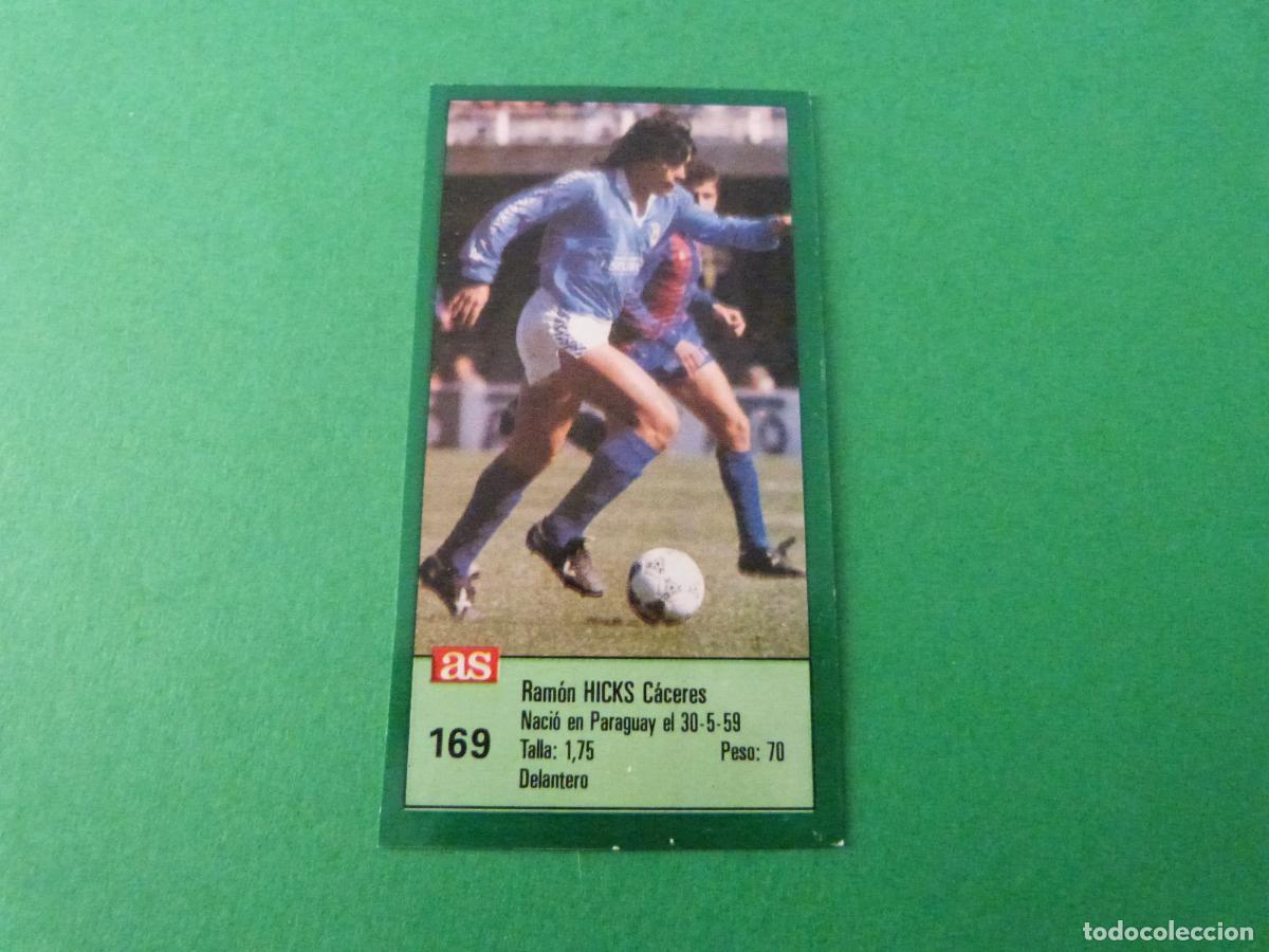 Cromos de f&uacute;tbol: CROMO FUTBOL HICKS CELTA DE VIGO RECORTADO N&ordm; 169 ASES DE LA LIGA 1988-1989/88-89 DIARIO AS