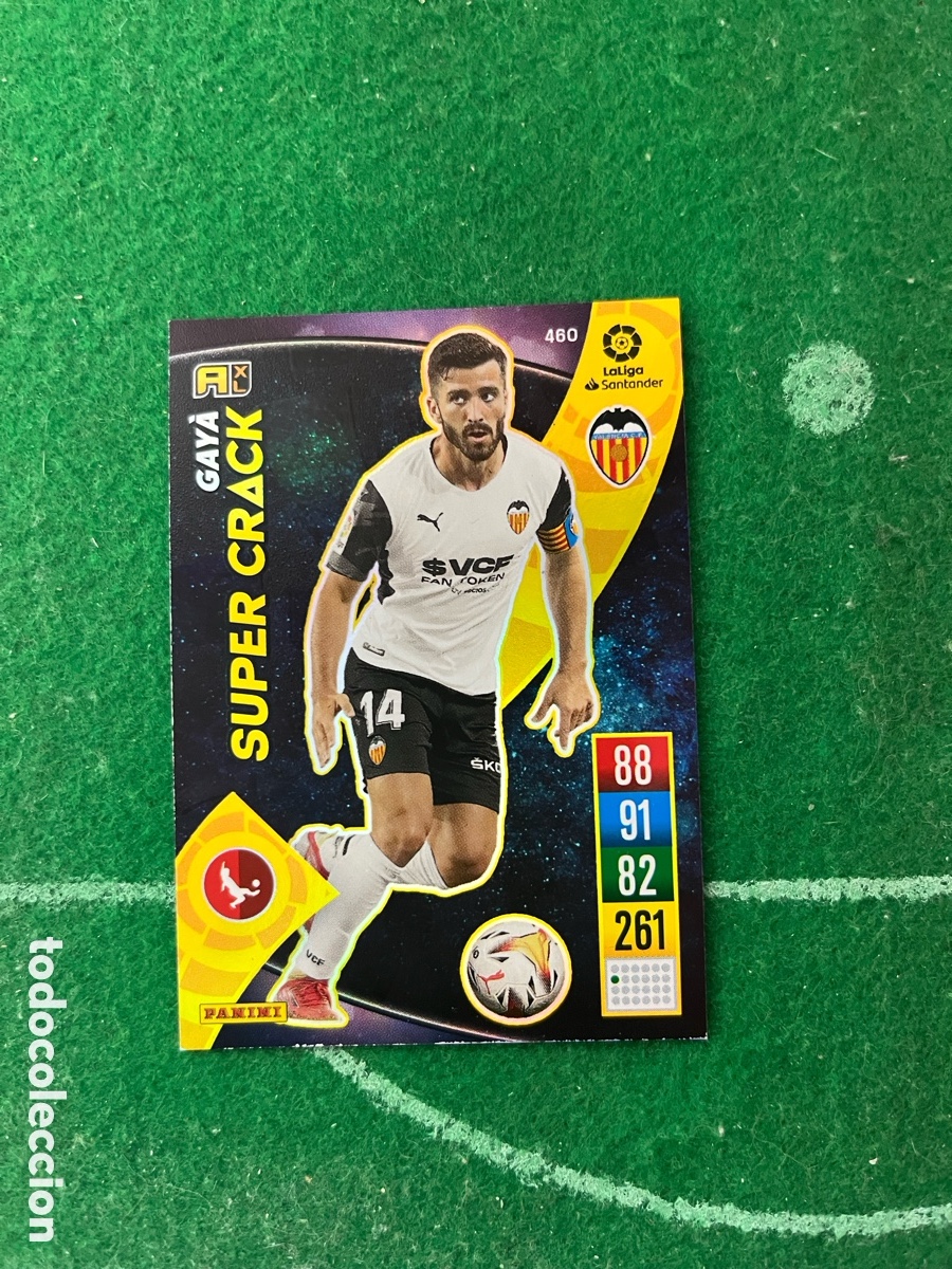 Cromos de f&uacute;tbol: 460 GAYA VALENCIA ADRENALYN 2021 2022 PANINI S&Uacute;PER CRACK