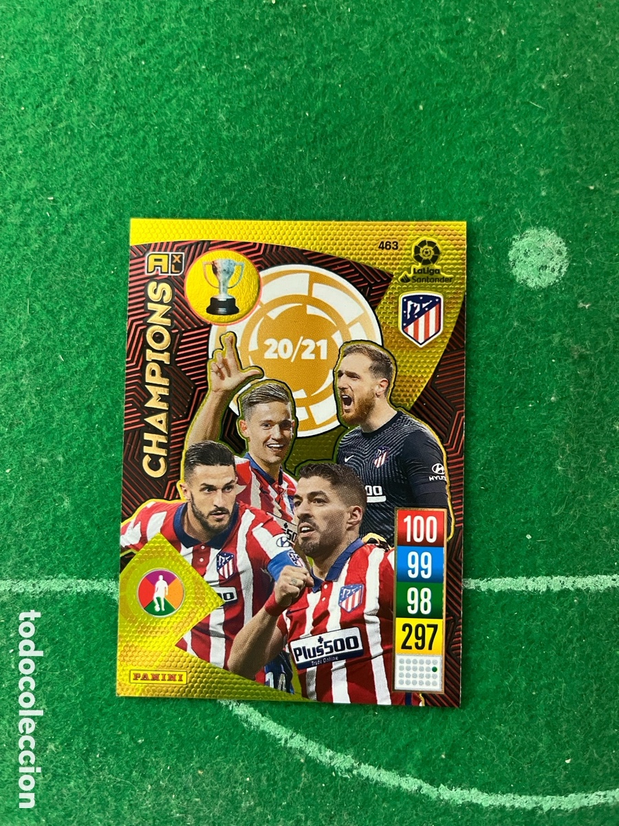 Cromos de f&uacute;tbol: 463 ATL&Eacute;TICO DE MADRID ADRENALYN 2021 2022 PANINI CHAMPIONS
