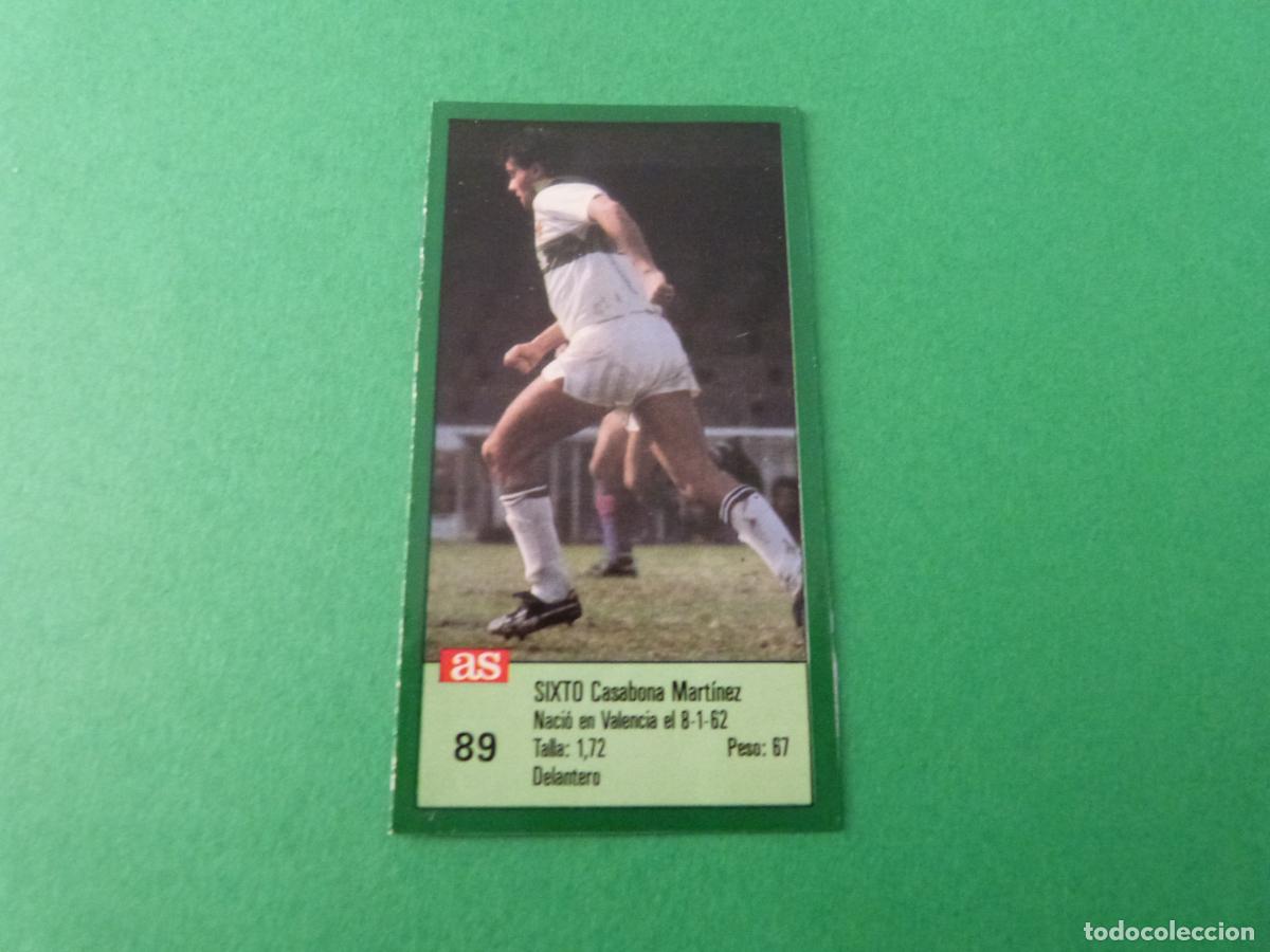 Cromos de f&uacute;tbol: CROMO FUTBOL SIXTO ELCHE C.F. RECORTADO N&ordm; 89 ASES DE LA LIGA 1988-1989/88-89 DIARIO AS