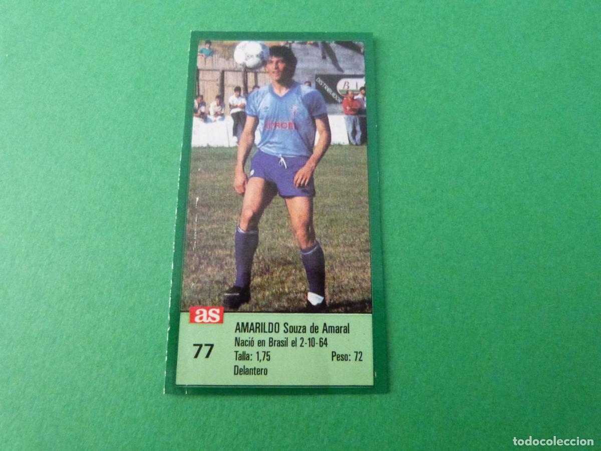 Cromos de f&uacute;tbol: CROMO FUTBOL AMARILLO CELTA DE VIGO RECORTADO N&ordm; 77 ASES DE LA LIGA 1988-1989/88-89 DIARIO AS