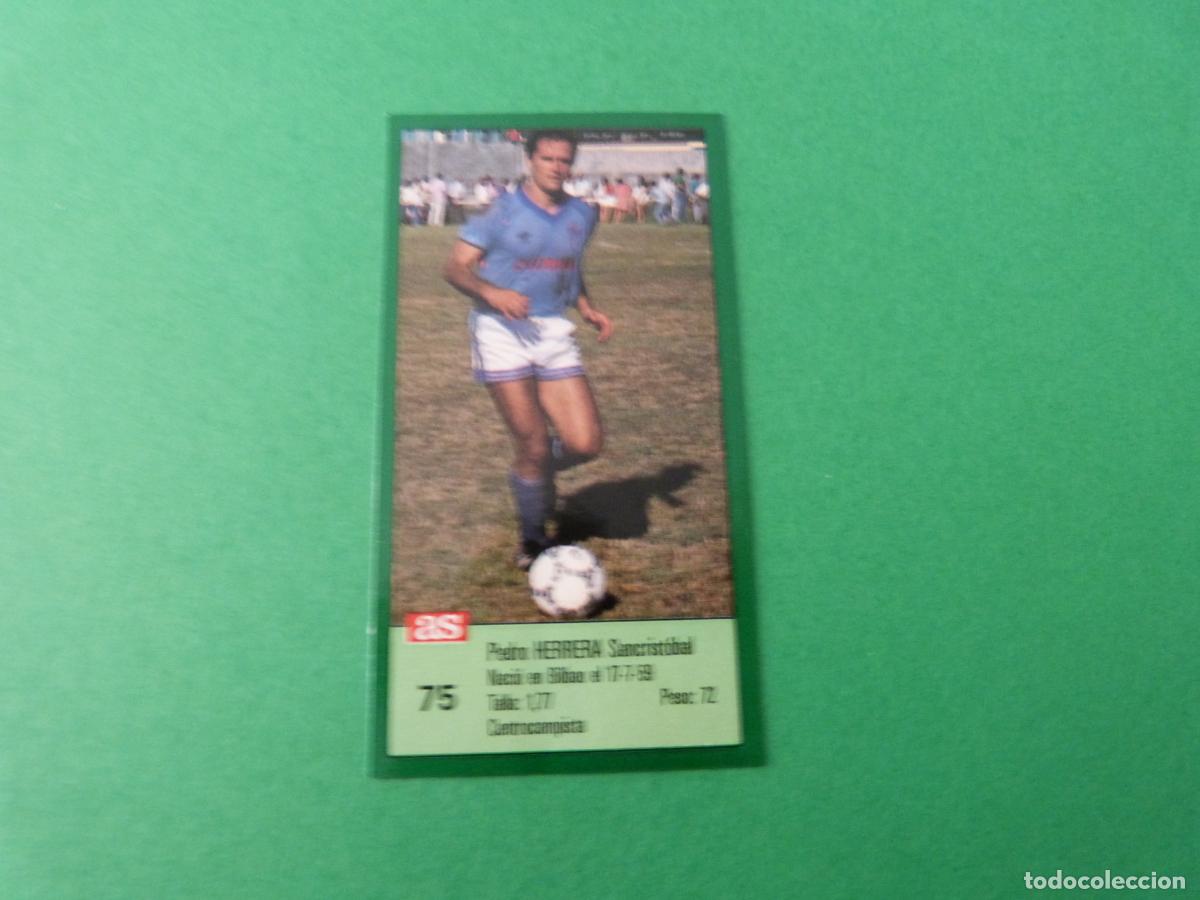 Cromos de f&uacute;tbol: CROMO FUTBOL HERRERA CELTA DE VIGO RECORTADO N&ordm; 75 ASES DE LA LIGA 1988-1989/88-89 DIARIO AS