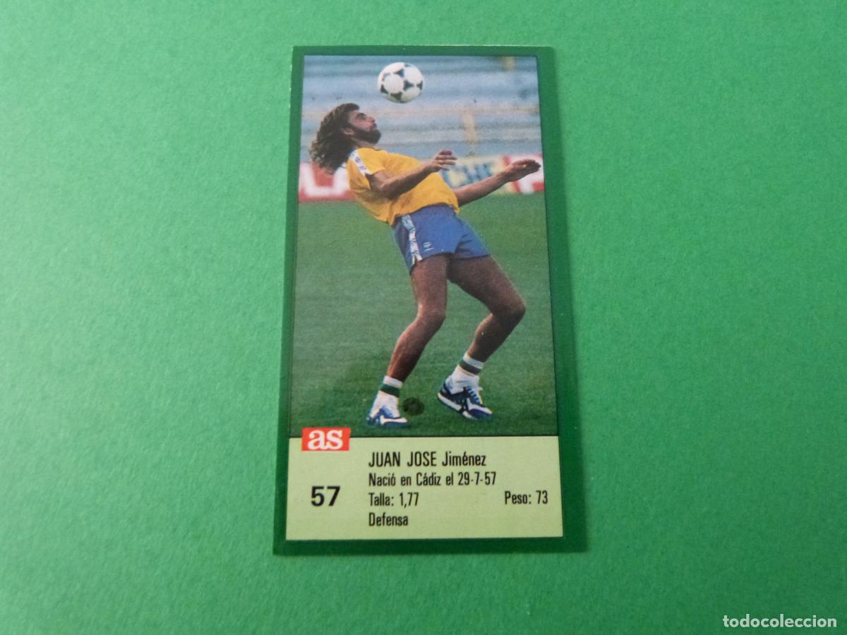 Cromos de f&uacute;tbol: CROMO FUTBOL JUAN JOSE CADIZ C.F. RECORTADO N&ordm; 57 ASES DE LA LIGA 1988-1989/88-89 DIARIO AS