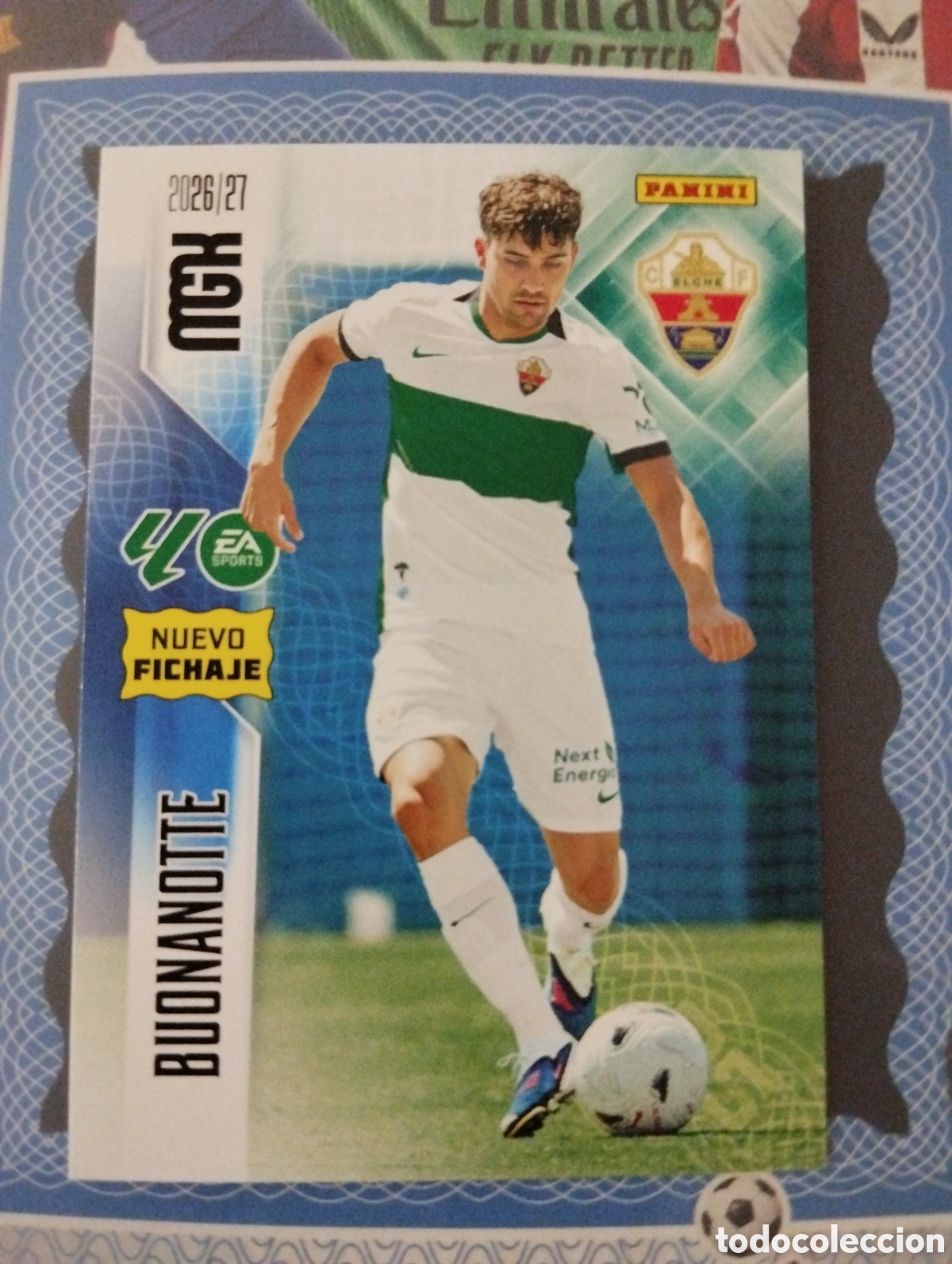 Cromos de f&uacute;tbol: MEGACRACK 2026 2027 26 27 - PANINI - N&ordm; 480 BUONANOTTE ELCHE NUEVO FICHAJE