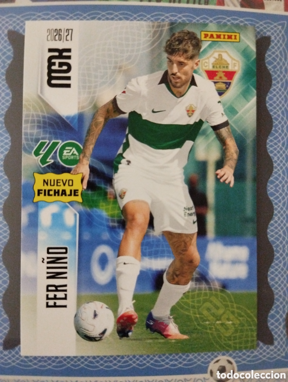 Cromos de f&uacute;tbol: MEGACRACK 2026 2027 26 27 - PANINI - N&ordm; 465 FER NI&Ntilde;O ELCHE NUEVO FICHAJE