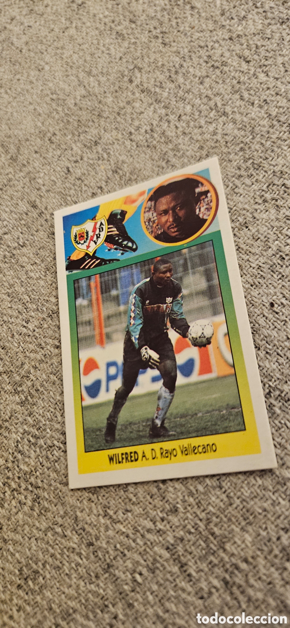 Cromos de f&uacute;tbol: Wilfred rayo vallecano este 1993 1994 93 94
