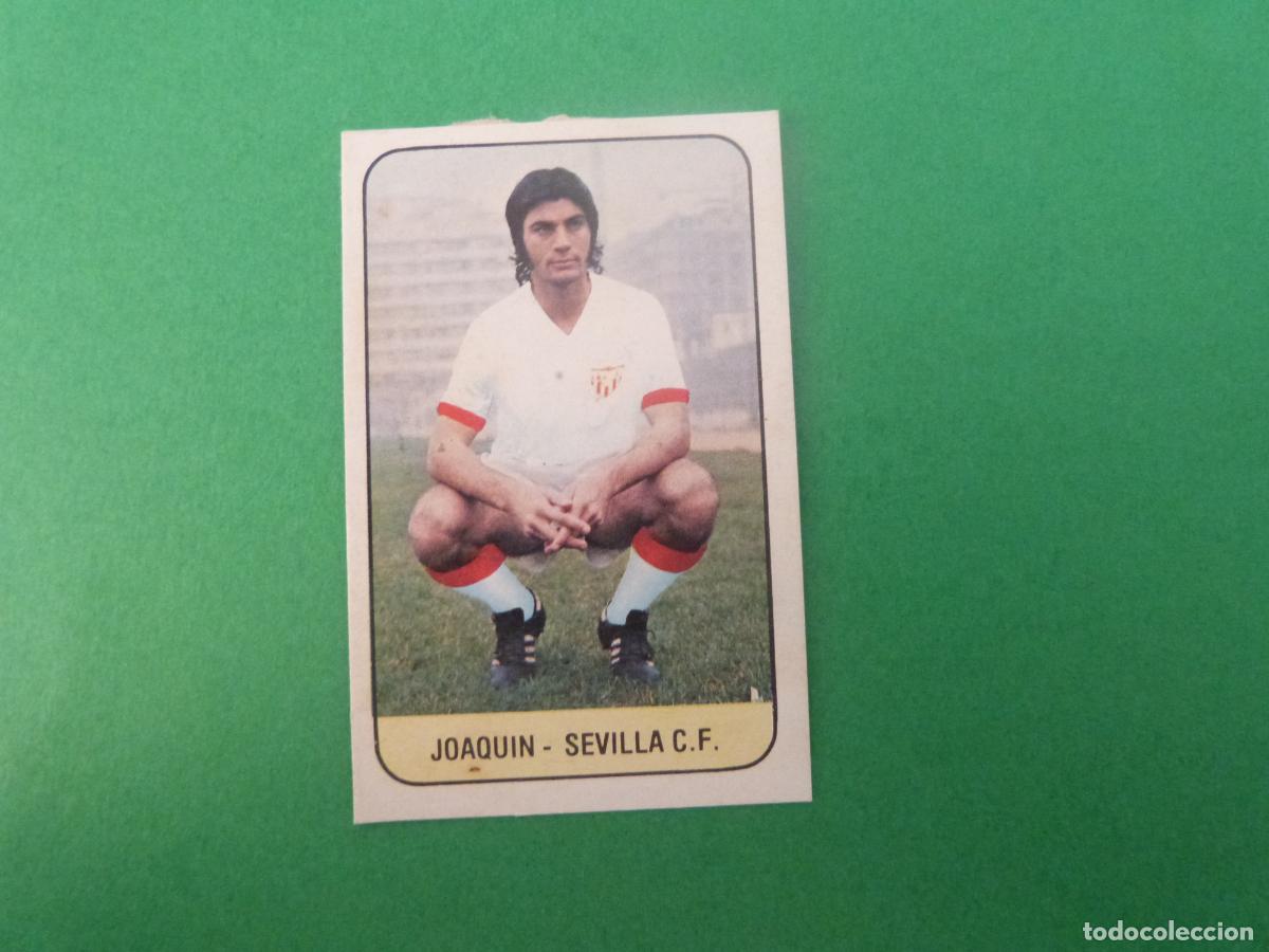 Cromos de f&uacute;tbol: CROMO FUTBOL JOAQUIN SEVILLA F.C. DESPEGADO FICHAJE N&ordm; 4 LIGA ESTE 1978-1979/78-79