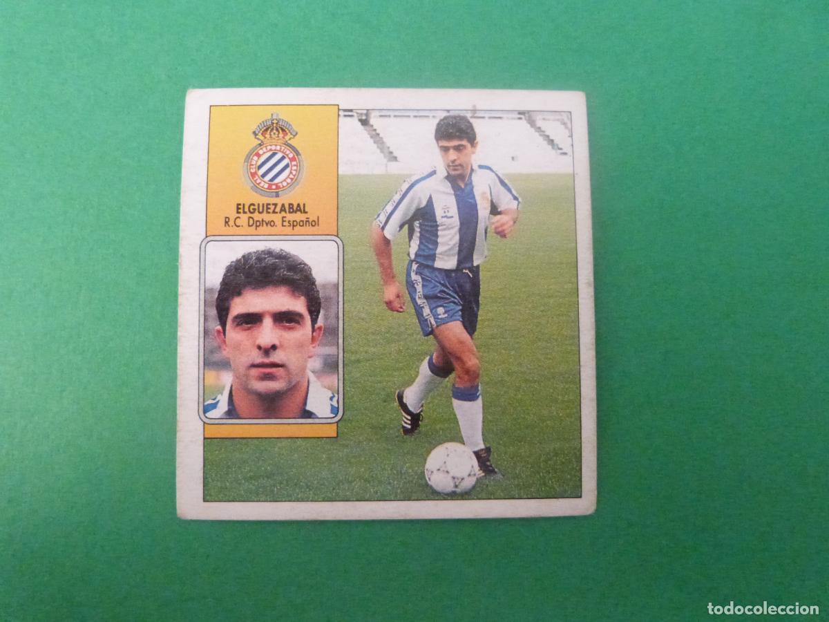 Cromos de Futebol: CROMO FUTBOL ELGUEZABAL R.C.D.ESPA&Ntilde;OL-ESPANYOL SIN PEGAR FICHAJE N&ordm; 3 LIGA ESTE 1992-1993/792-93
