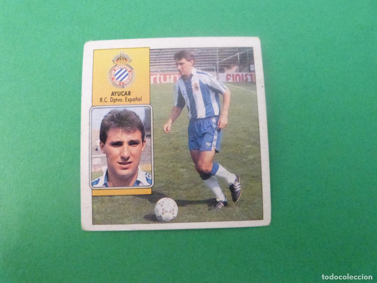 Cromos de f&uacute;tbol: CROMO FUTBOL AYUCAR R.C.D.ESPA&Ntilde;OL-ESPANYOL SIN PEGAR FICHAJE N&ordm; 4 LIGA ESTE 1992-1993/792-93