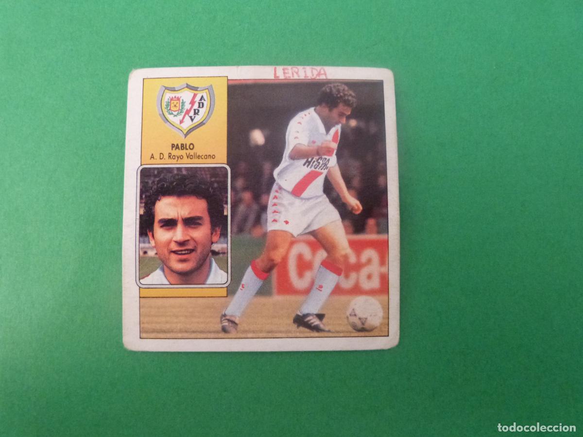 Cromos de f&uacute;tbol: CROMO FUTBOL PABLO RAYO VALLECANO SIN PEGAR FICHAJE N&ordm; 7 LIGA ESTE 1992-1993/792-93