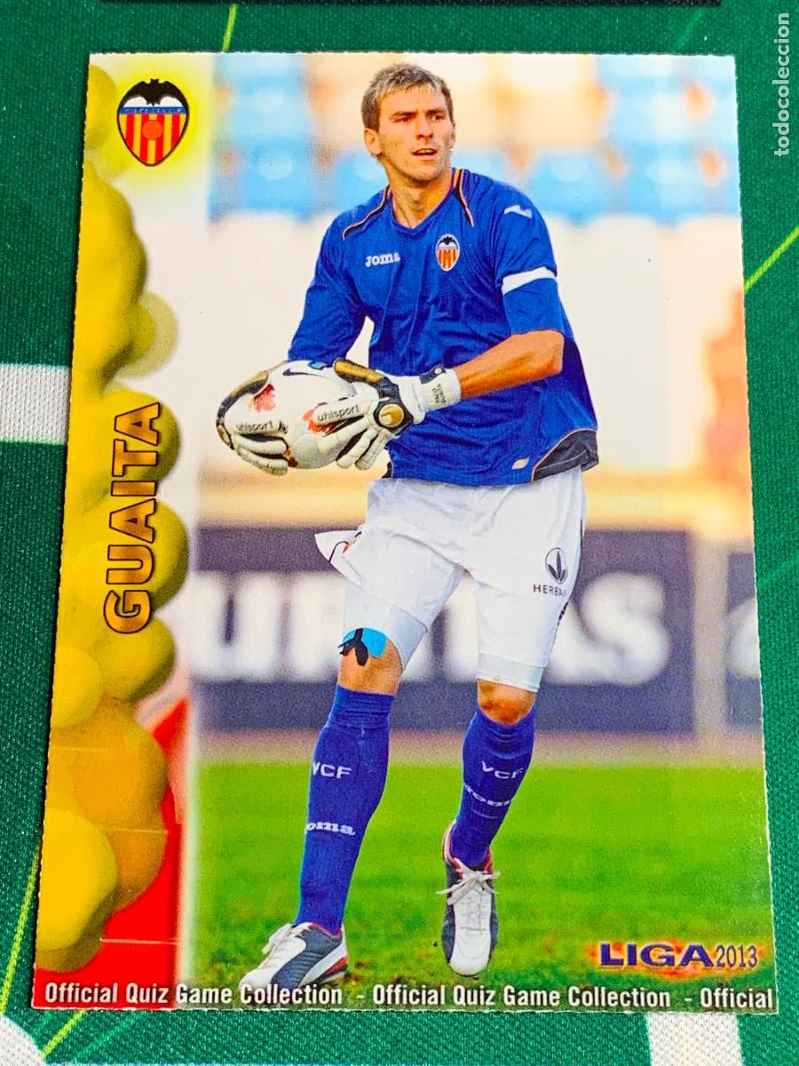 Cromos de f&uacute;tbol: 59 Guaita Valencia Base card MUNDICROMO LIGA FUTBOL QUIZ GAME 2012 2013 12 13