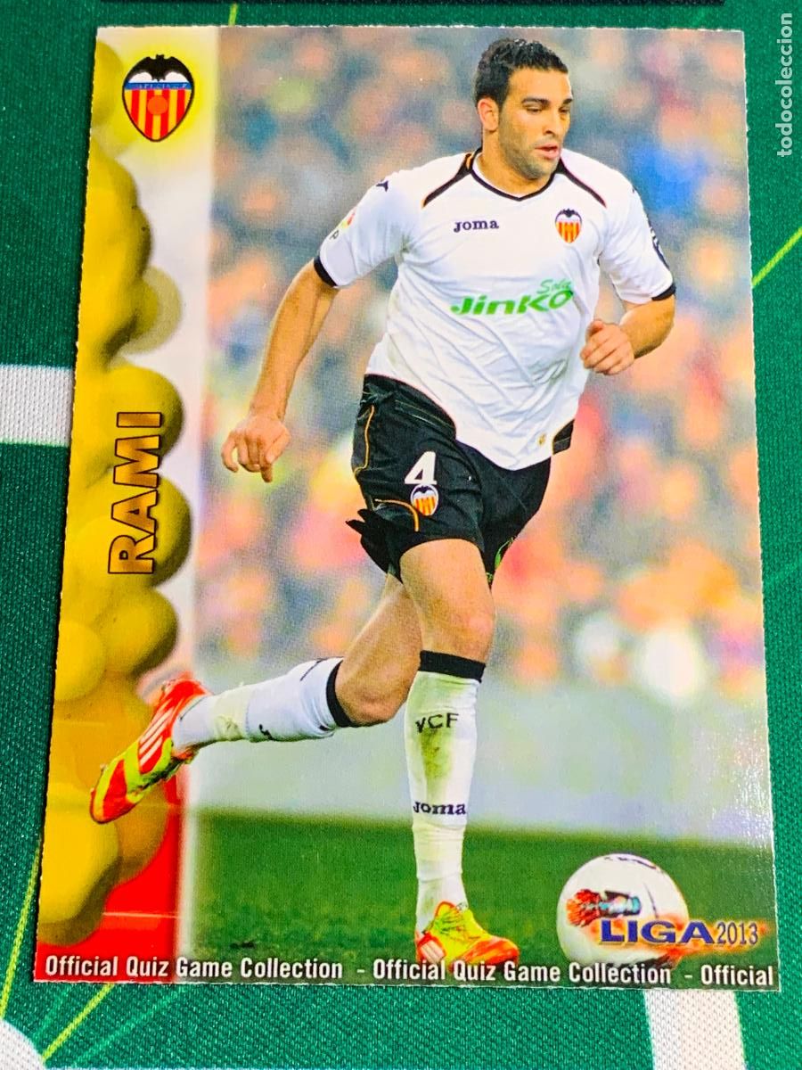 Cromos de f&uacute;tbol: 61 Rami Valencia Base card MUNDICROMO LIGA FUTBOL QUIZ GAME 2012 2013 12 13