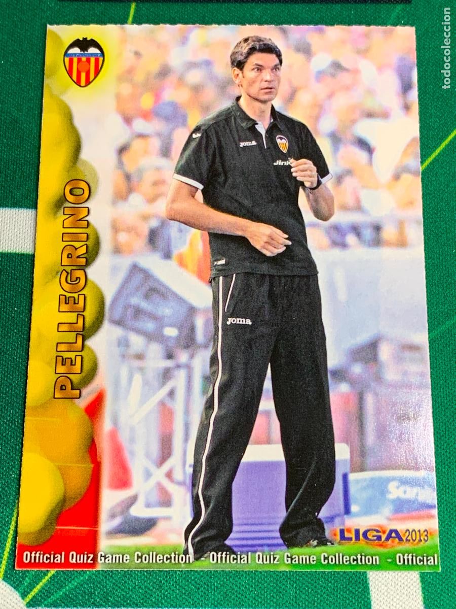 Cromos de f&uacute;tbol: 57 Pellegrino Valencia Manager MUNDICROMO LIGA FUTBOL QUIZ GAME 2012 2013 12 13